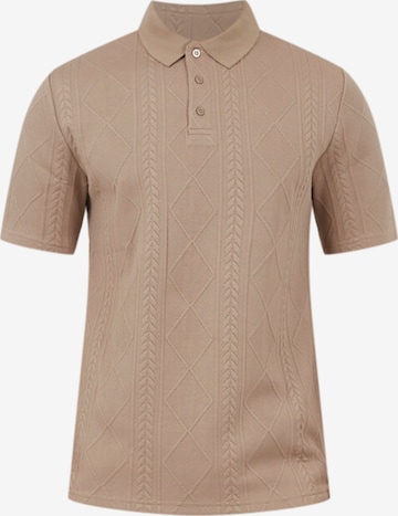 BRAVE SOUL Shirt 'Trophy' in Beige: voorkant