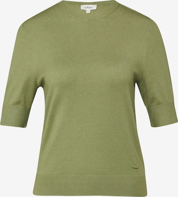 Pull-over s.Oliver en vert : devant