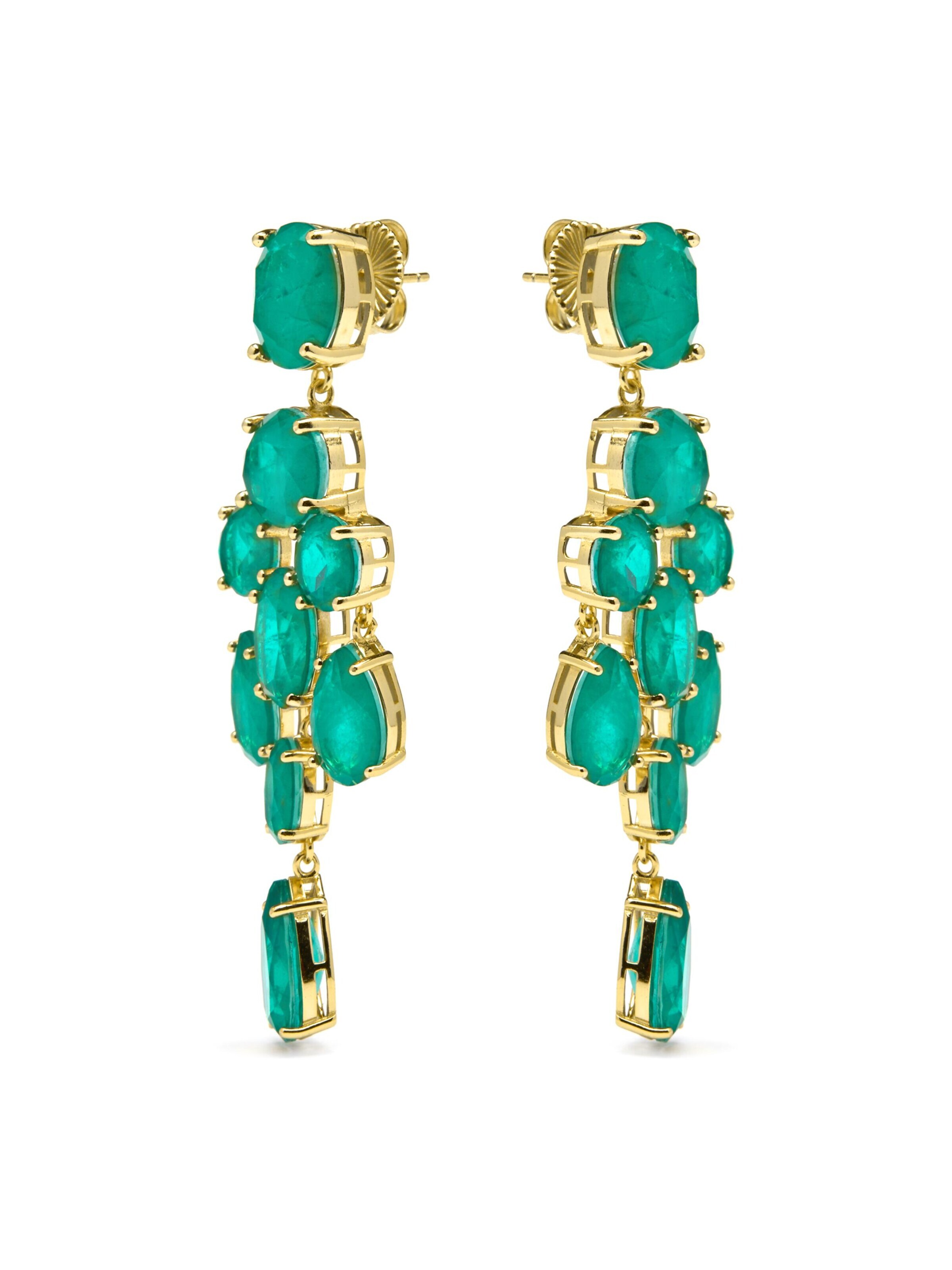 Orecchini 'KIMID' di Luxenter in verde