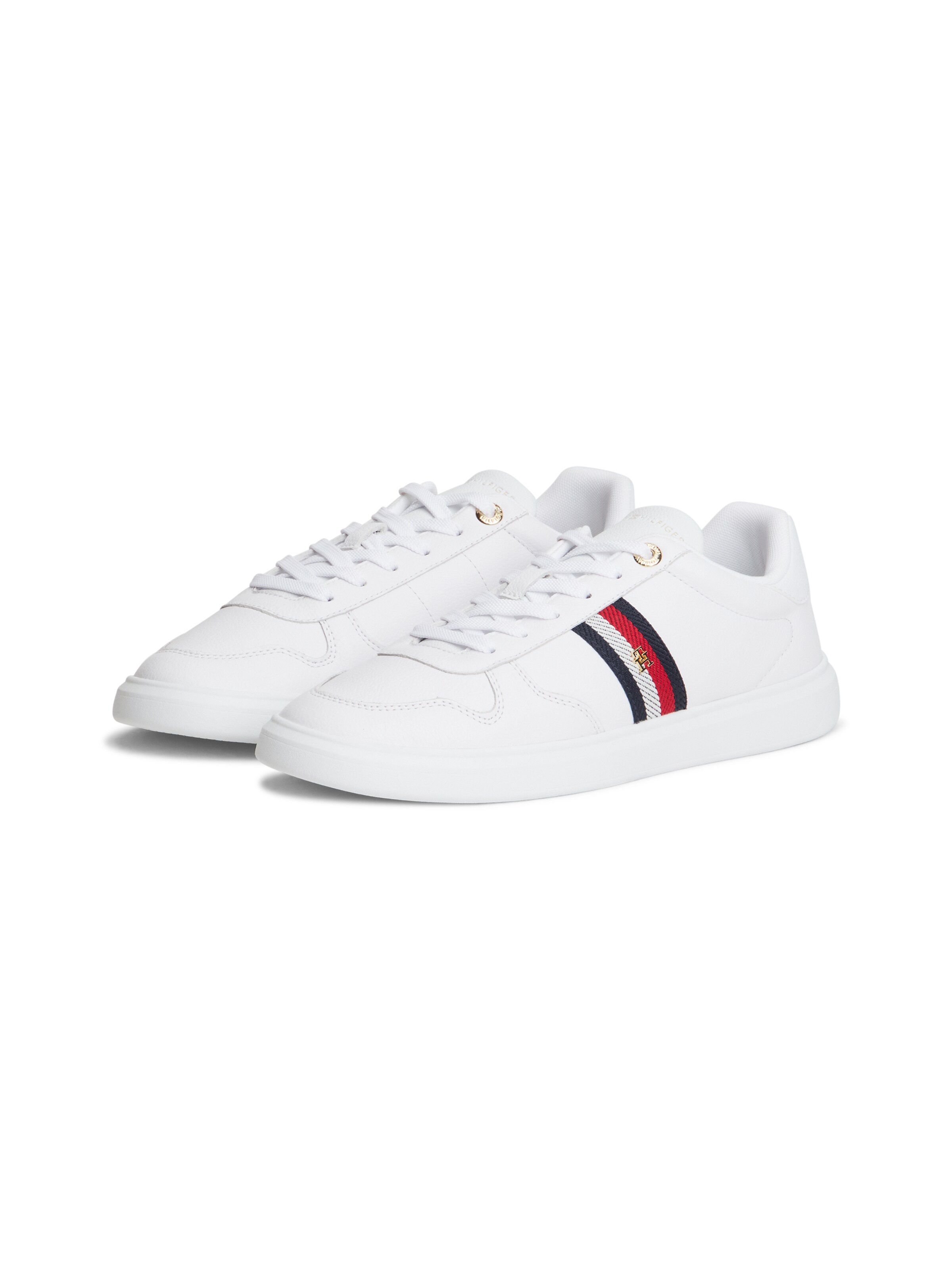 Baskets basses 'ICON COURT LIGHT' TOMMY HILFIGER en blanc