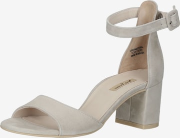 Paul Green Strap Sandals in Grey: front