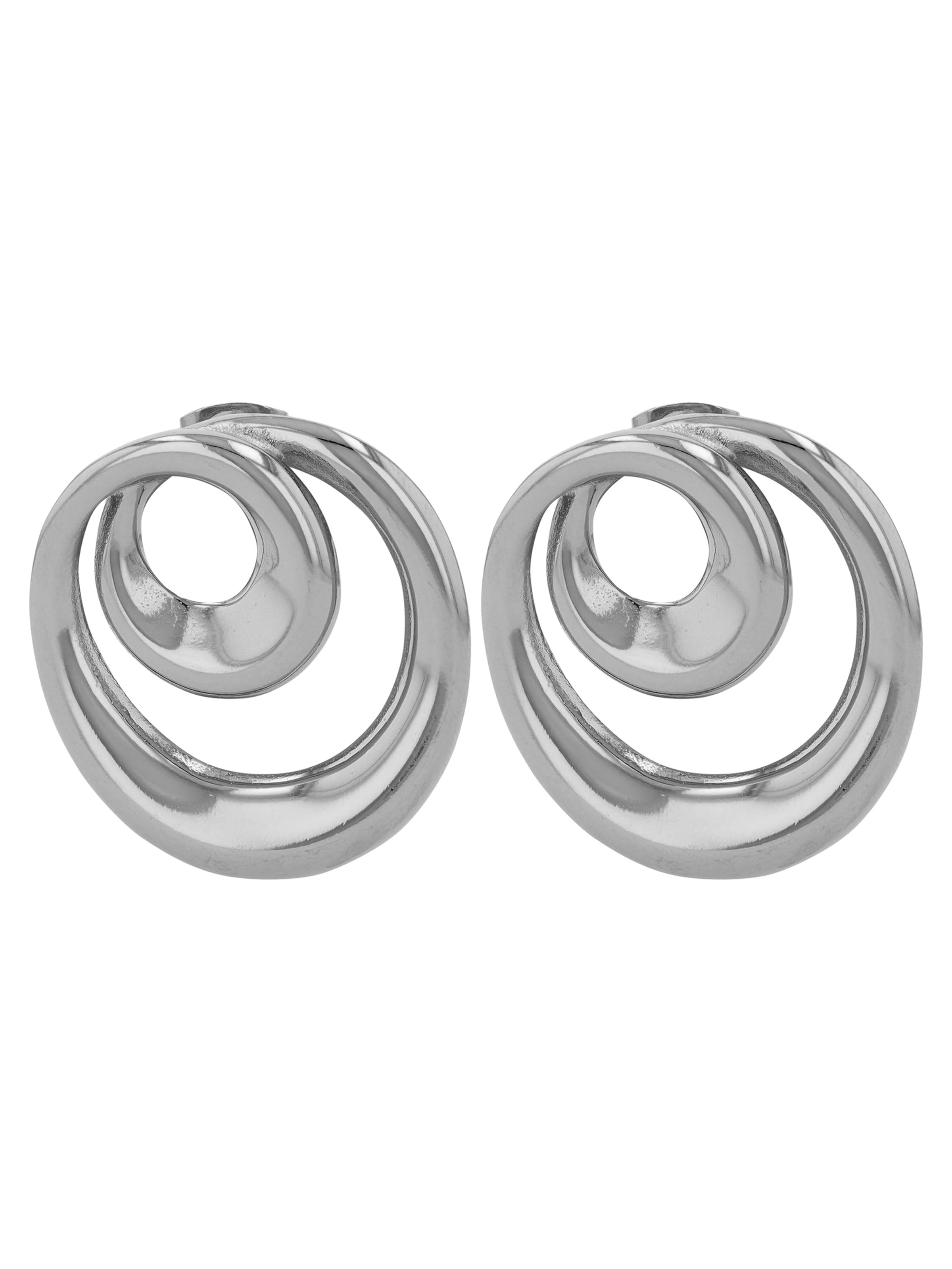 Akzent Earrings 'hautverträglich' in Silver: front