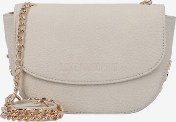 Sac à bandoulière Love Moschino en blanc : devant