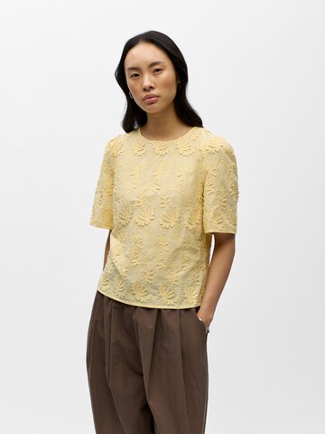 Chemisier 'MYA' OBJECT en jaune : devant