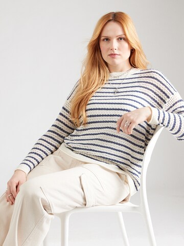 Vero Moda Curve Sweater 'VMCCHARLENE' in Beige: front