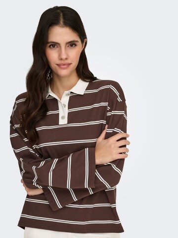 T-shirt 'JDYLINE' JDY en marron : devant