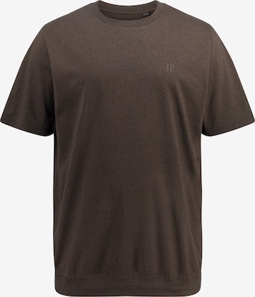 T-Shirt JP1880 en marron : devant