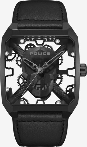 POLICE Analog Watch 'OMAIO' in Black: front