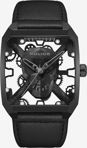 POLICE Analog Watch 'OMAIO' in Black: front