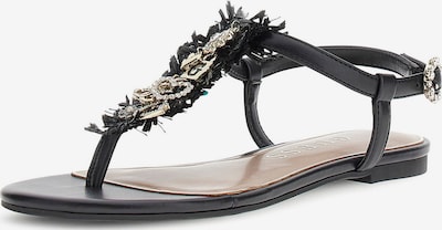 Šlepetės per pirštą 'TEXX' iš GUESS, spalva – juoda, Prekių apžvalga