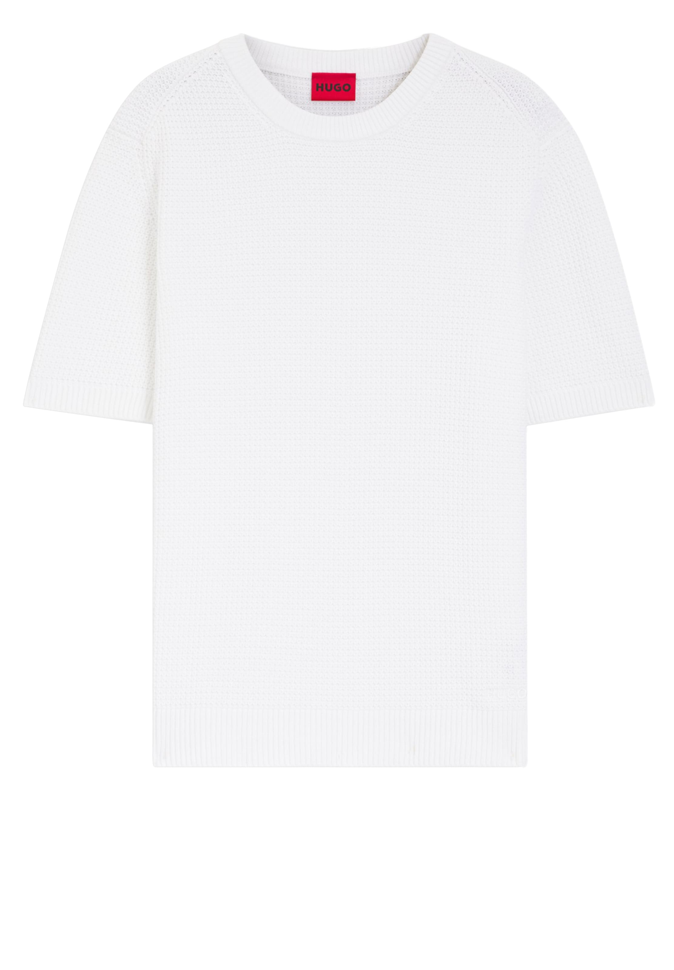 HUGO Pullover 'Saffon' in Weiß: Vorderseite