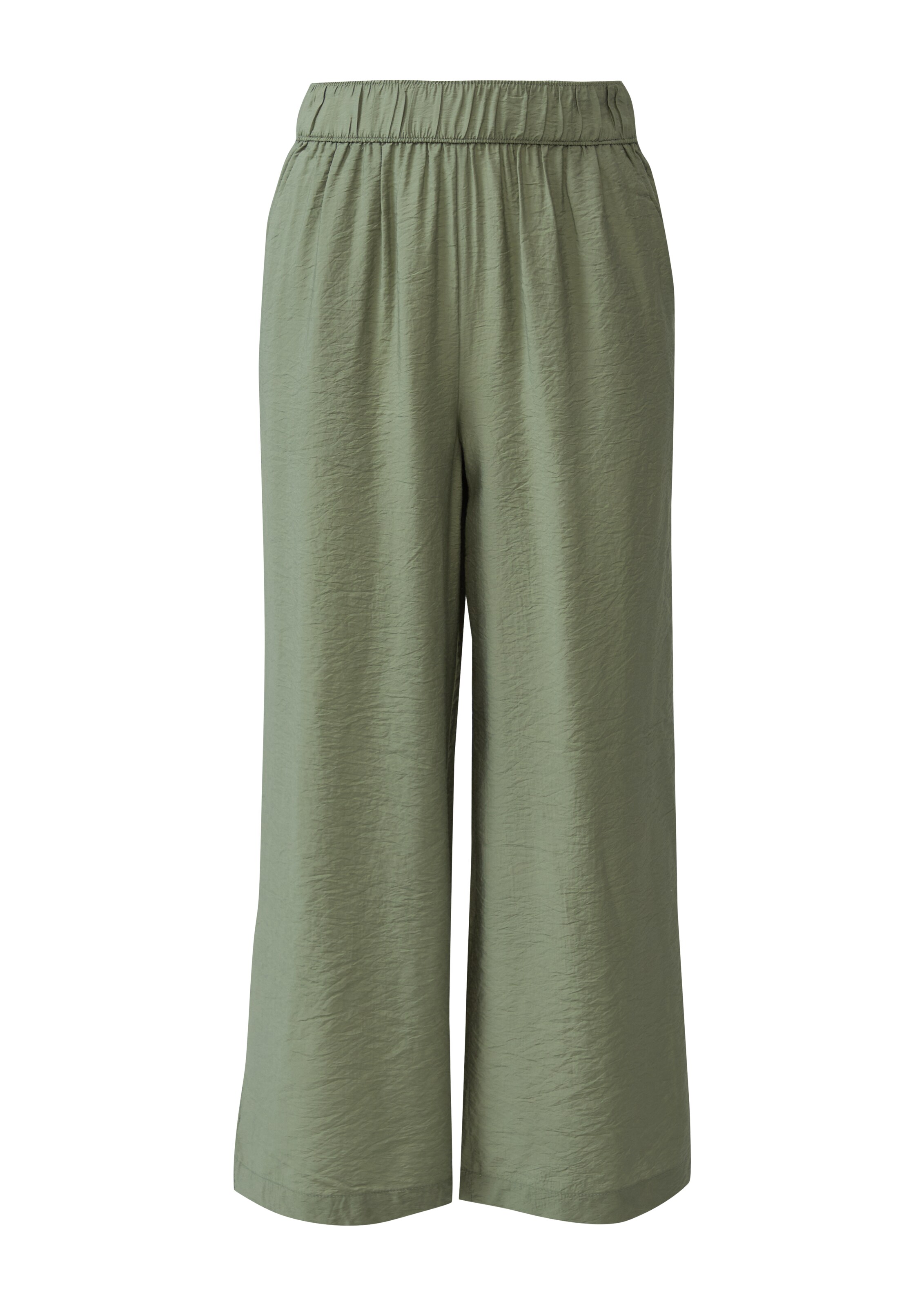Wide leg Pantaloni di s.Oliver in verde: frontale