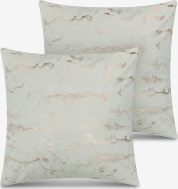 Coussins 'Carrara' Aspero en rose : devant