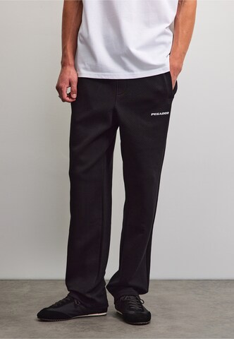 Wide Leg Pantalon 'Jawed' Pegador en noir : devant