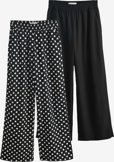 Next Housut värissä musta / valkoinen, Tuotenäkymä