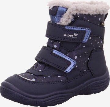 SUPERFIT Rubber Boots 'Crystal' in Blue: front