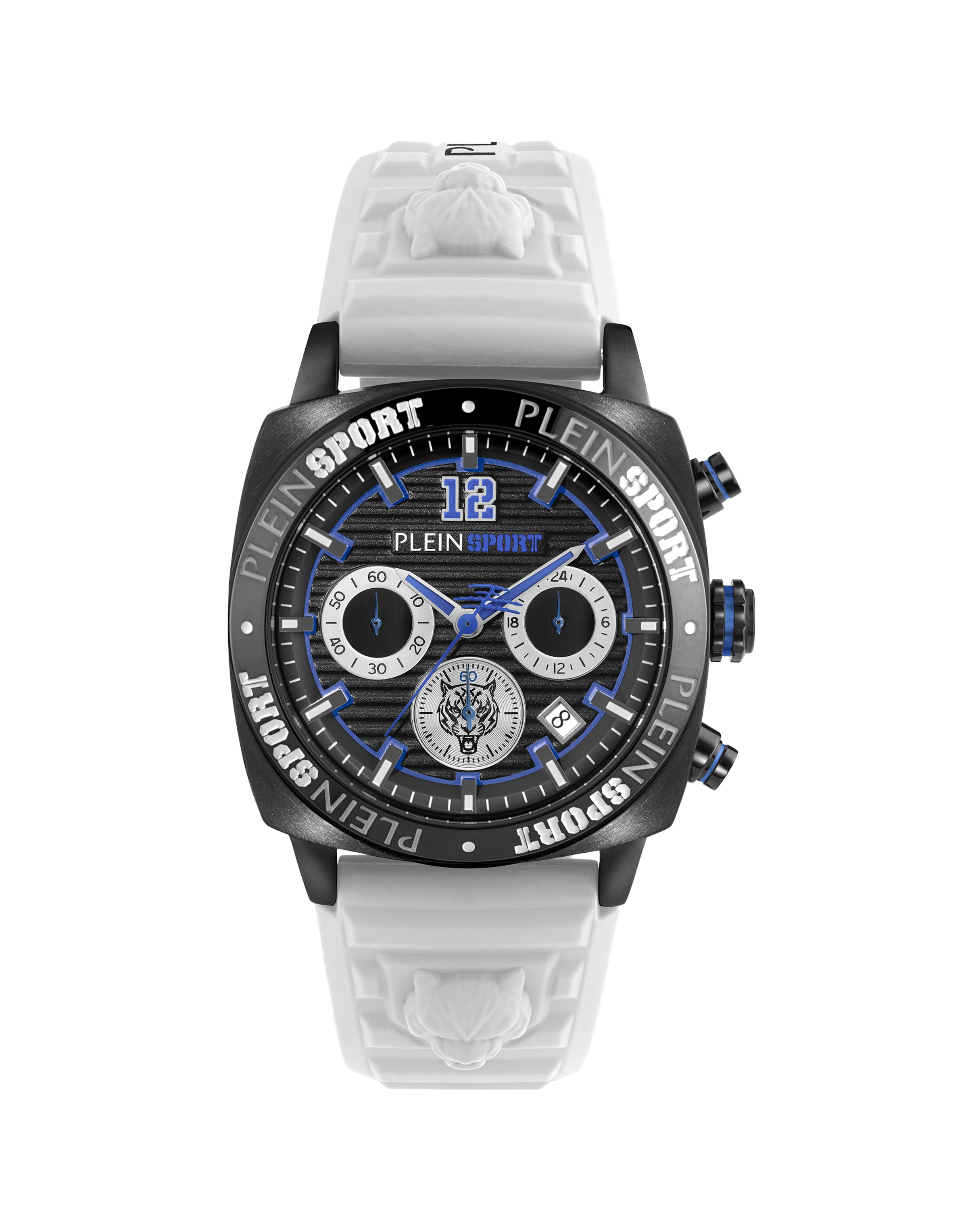 Montre à affichage analogique 'Wildcat' Plein Sport en blanc : devant