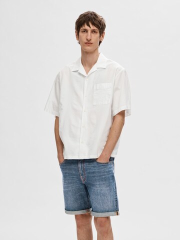 SELECTED HOMME Regular Fit Skjorte i hvid: forside