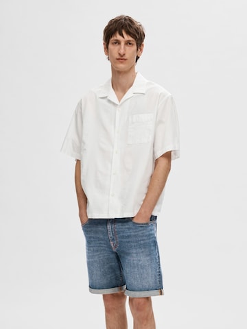 SELECTED HOMME Regular Fit Skjorte i hvid