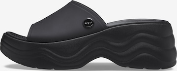 Crocs - Sapato aberto em preto: frente