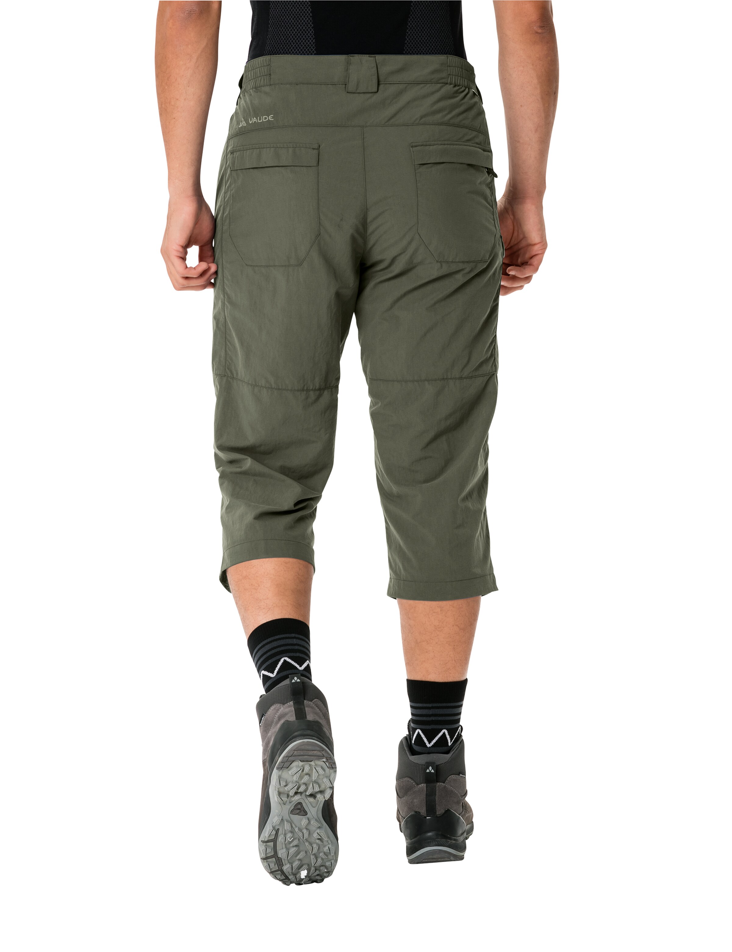 VAUDE Regular Outdoor trousers 'Farley Capri' in Green