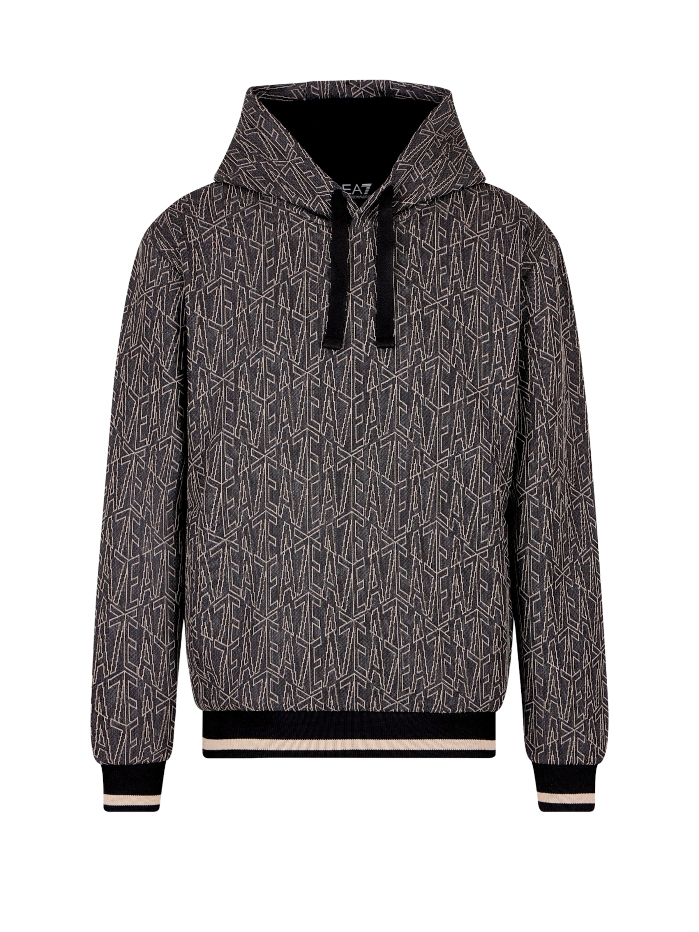 EA7 Emporio Armani Sweatshirt i sort: forside