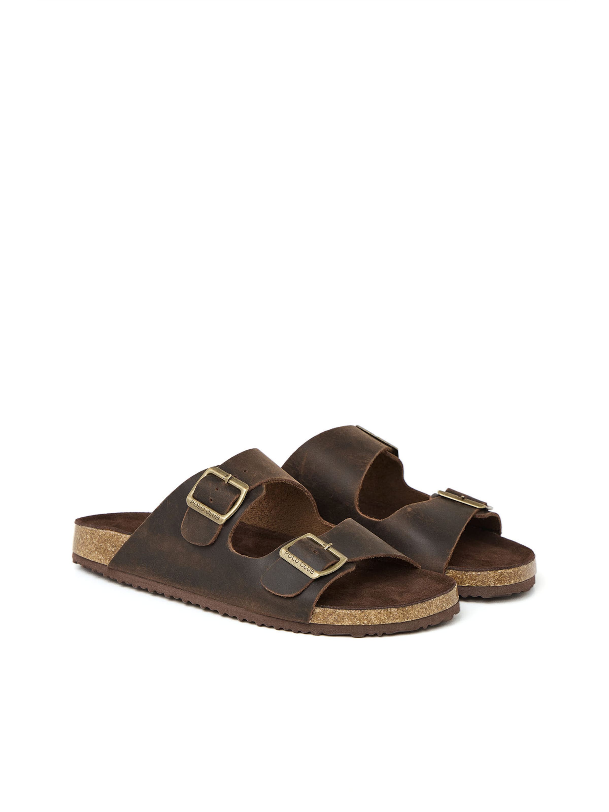 Polo Club Mules in Brown