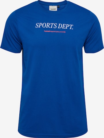 Hummel Shirt in Blau: Vorderseite