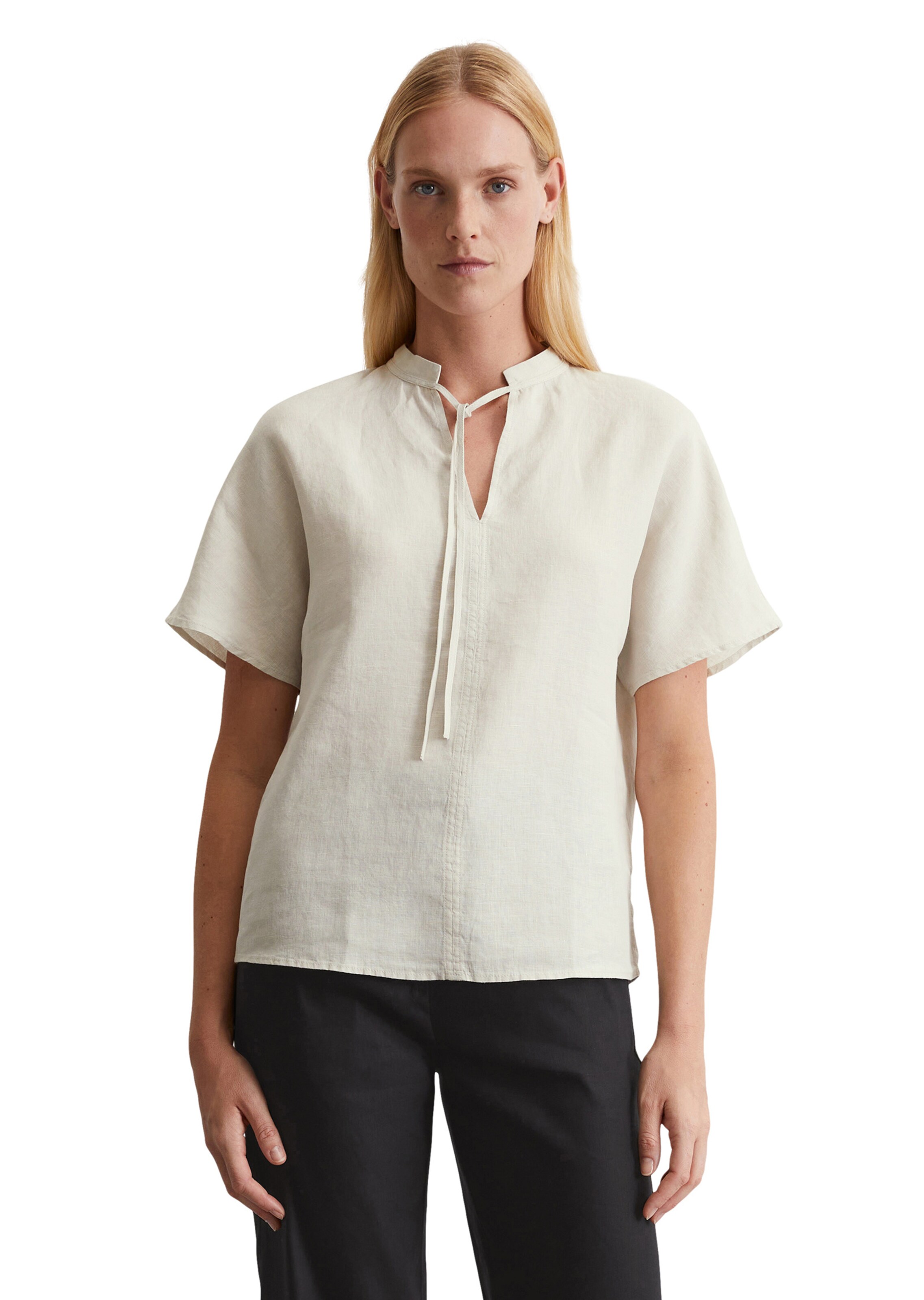 Marc O'Polo Bluse in Grau: Vorderseite