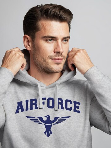Neverless Sweatshirt 'Airforce' in Grey