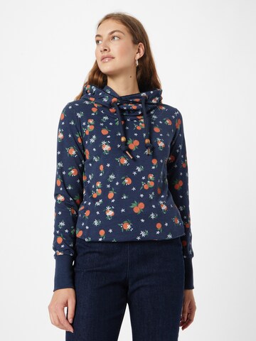 Ragwear Sweatshirt 'GRIPY' in Blue: front