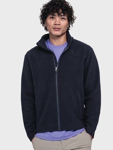 Veste en polaire fonctionnelle ' Urban CIRC Fleece Jk Style Purga MNS ' Schöffel en bleu : devant