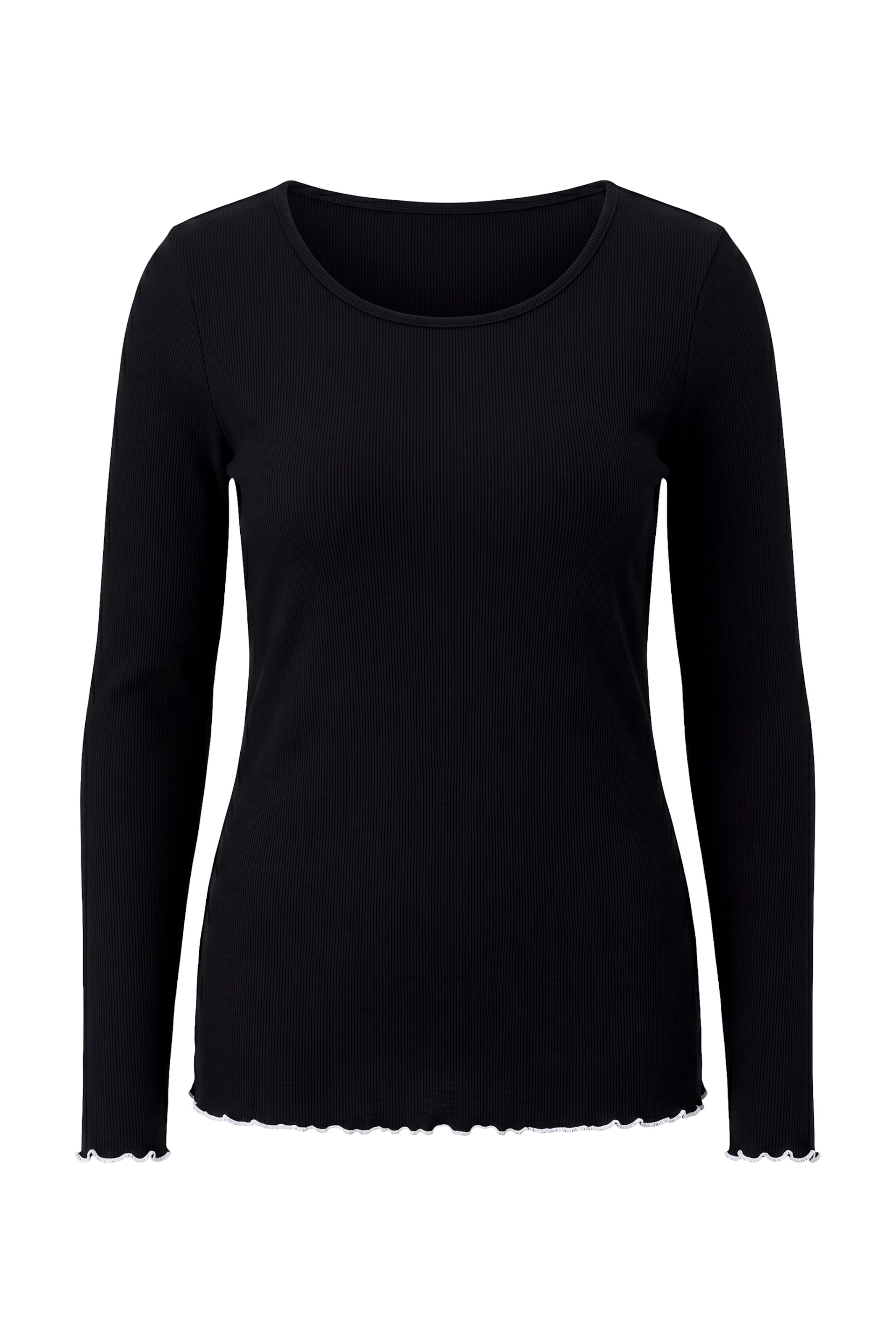 MIAMODA Shirt in Black: front