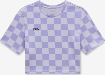 Maglietta 'CHECKER' di VANS in lilla: frontale