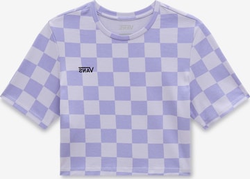 VANS - Camiseta 'CHECKER' en lila: frente