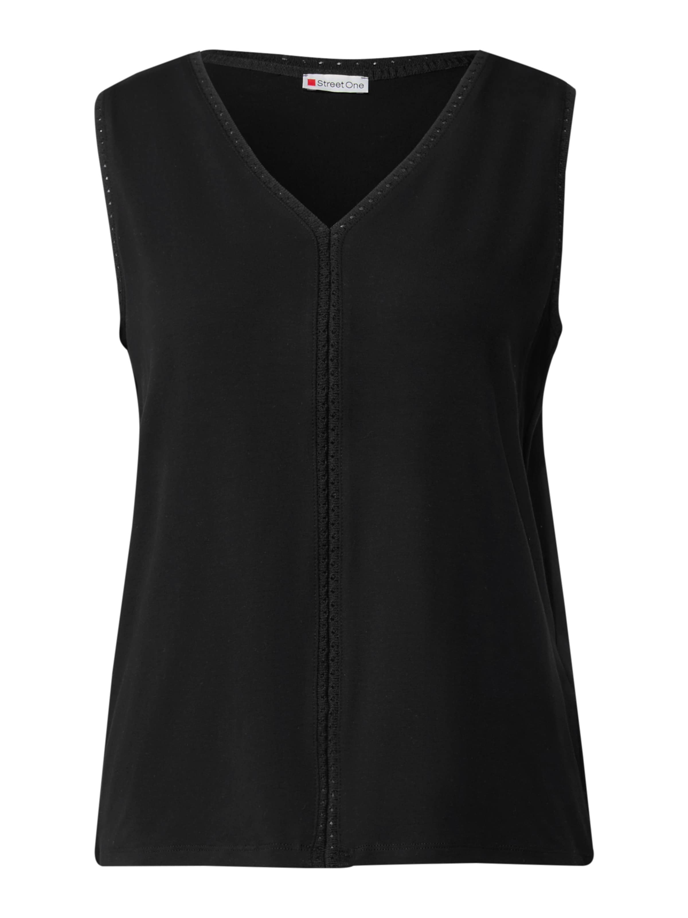 STREET ONE - Top en negro: frente