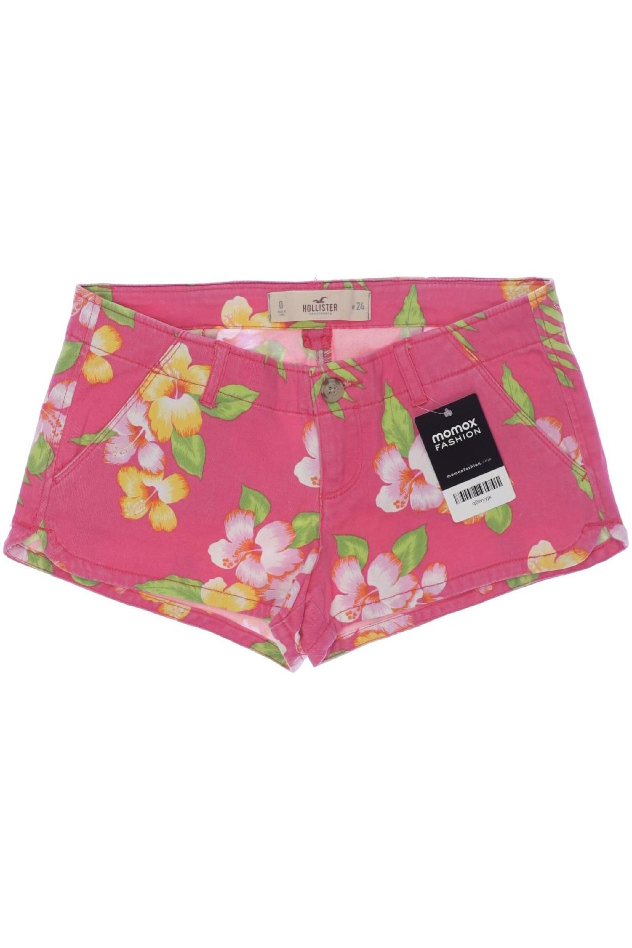 HOLLISTER Shorts in XXS in Pink: front