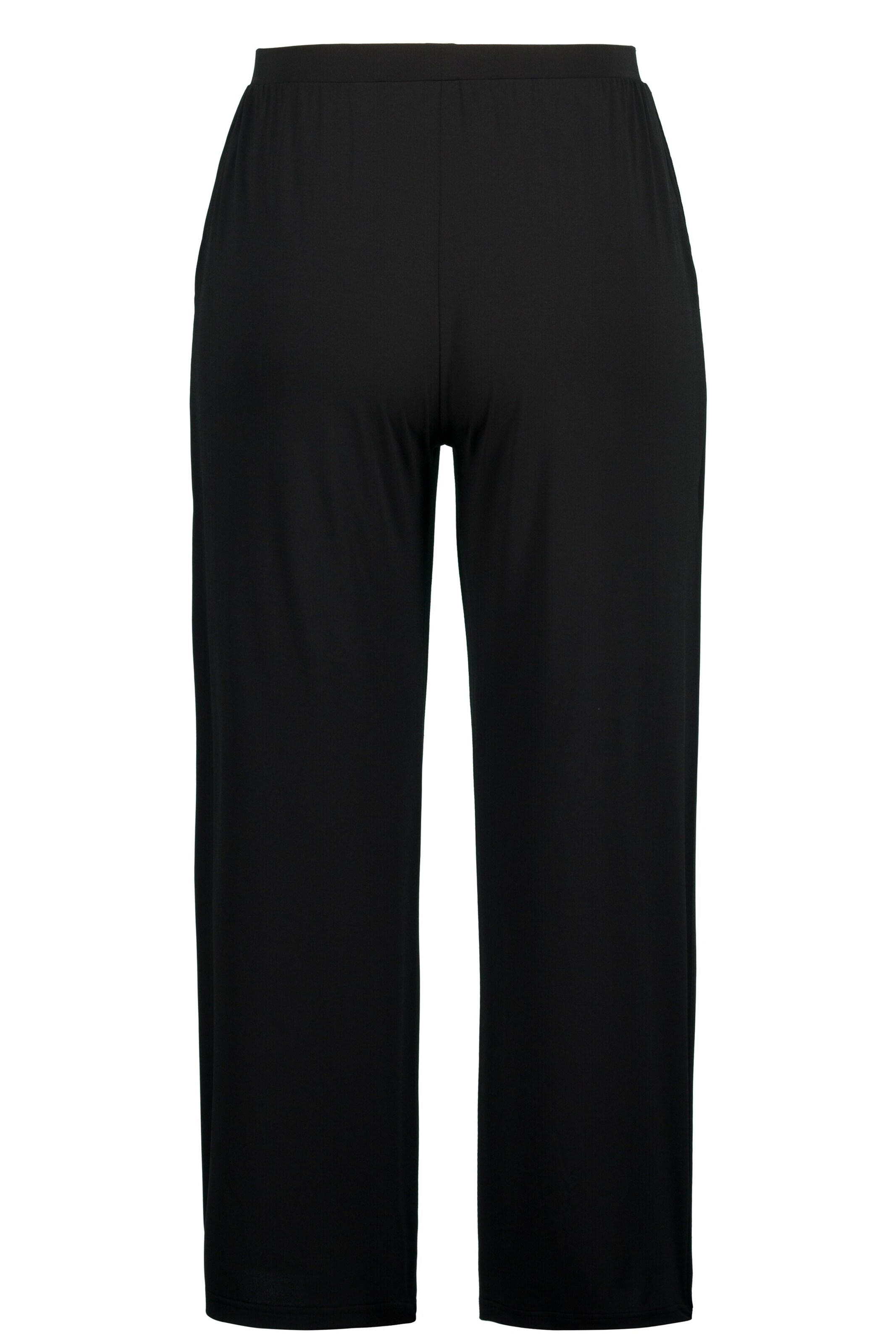 Ulla Popken Wide leg Broek in Zwart