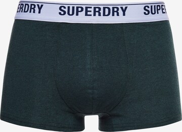 Boxers Superdry en vert : devant