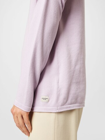 JACK & JONES Regular Fit Pullover 'Hill' in Lila