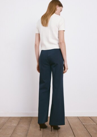 MANGO Regular Pants in Blue