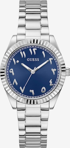 Montre à affichage analogique 'Luna' GUESS en argent : devant