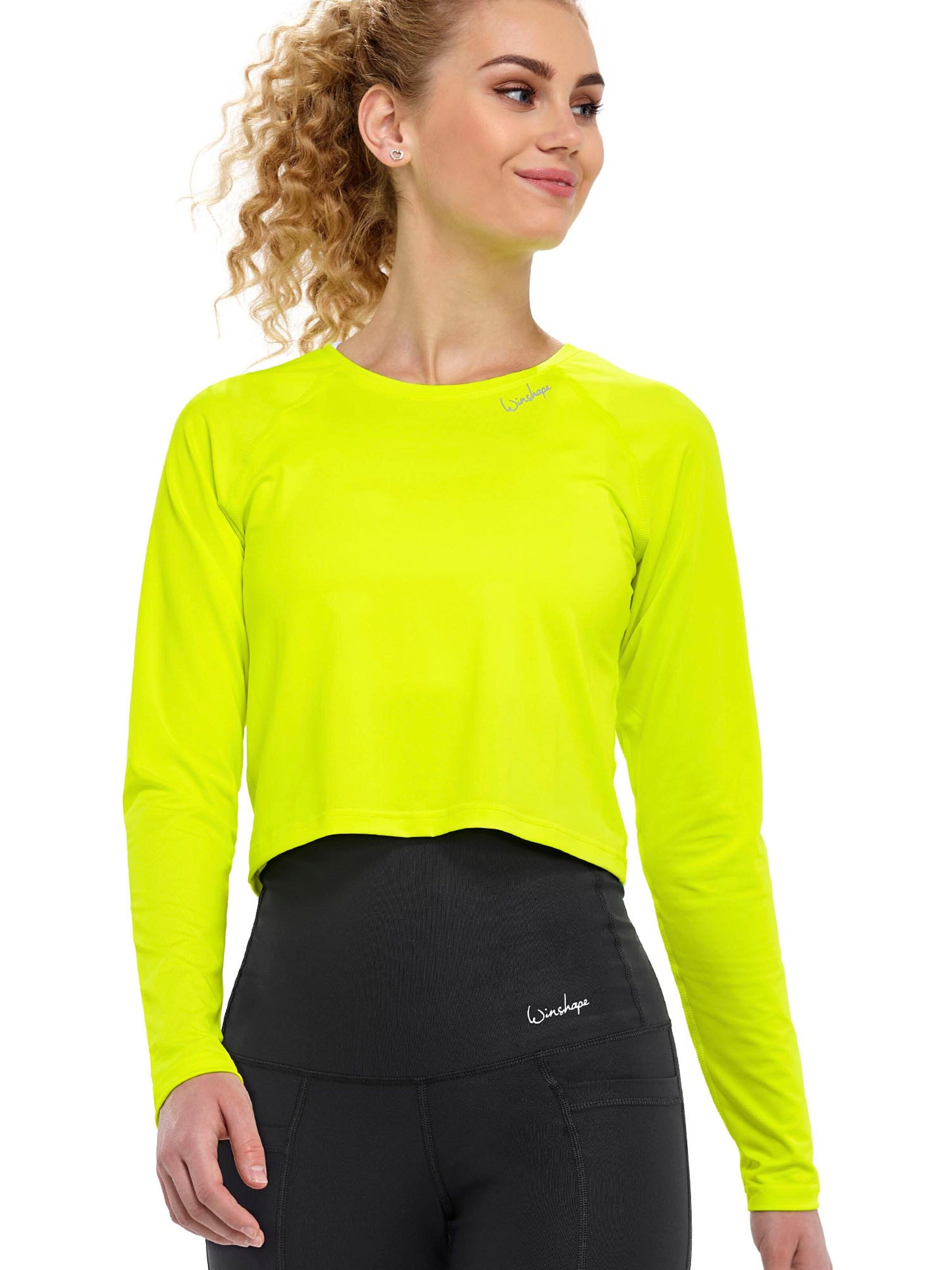 Winshape Koszulka funkcyjna 'AET116' w kolorze żółty: przód
