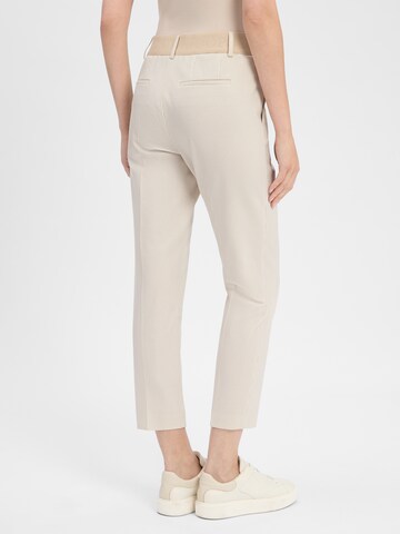 JOOP! Tapered Bandplooibroek 'Petunia' in Beige