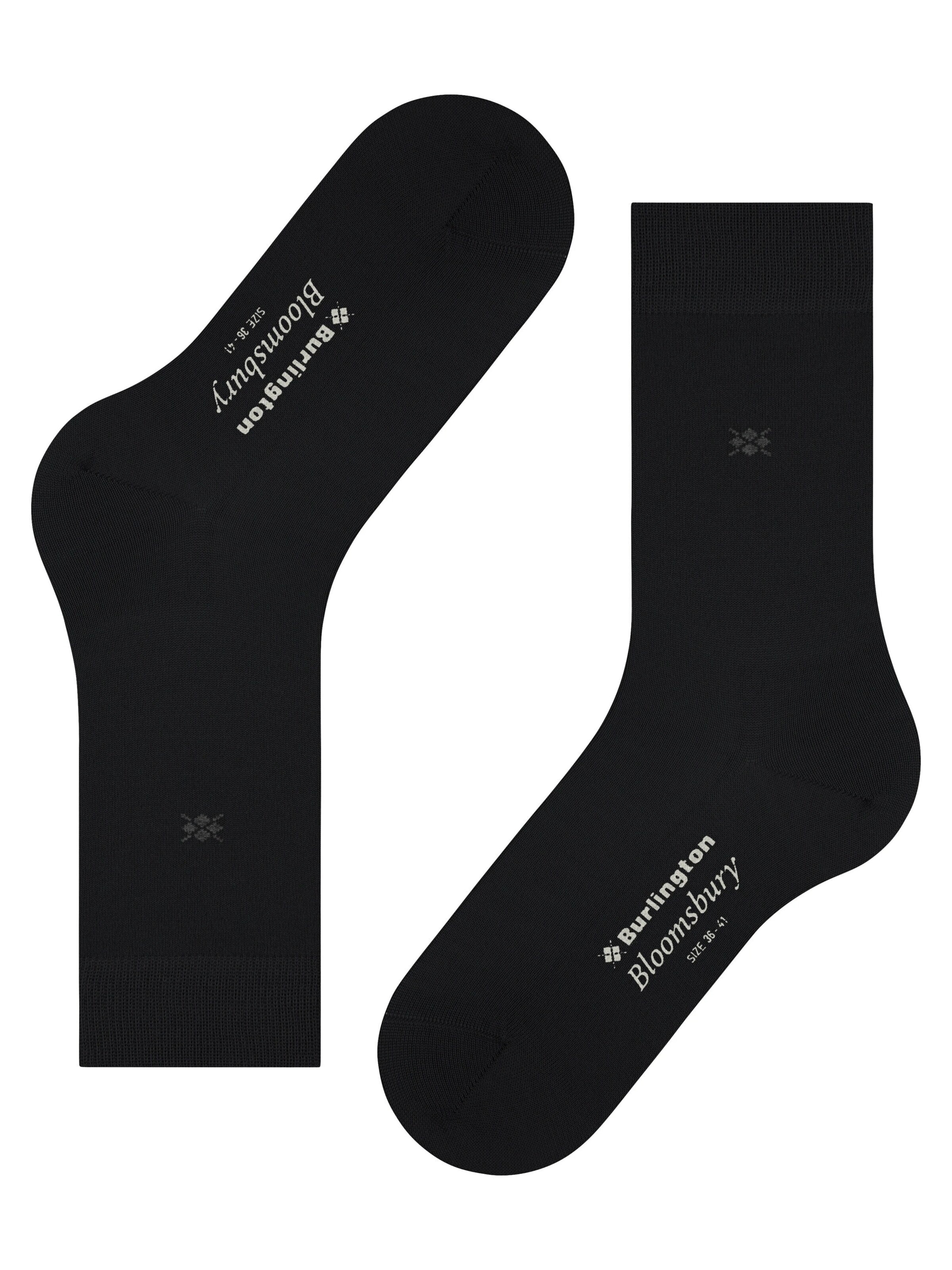 BURLINGTON Socks 'Bloomsbury' in Black