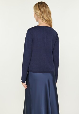Cardigan 'Classic' usha BLACK LABEL en bleu