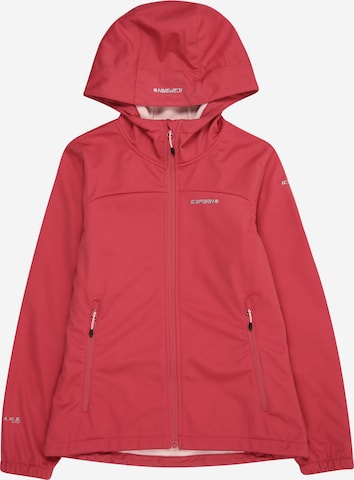 raudona ICEPEAK Laisvalaikio striukė 'KLEVE': priekis