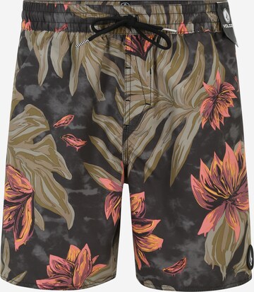 Volcom - Bermudas 'POLLY' en negro: frente