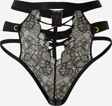 Hunkemöller - Tanga 'Catherine' en negro: frente