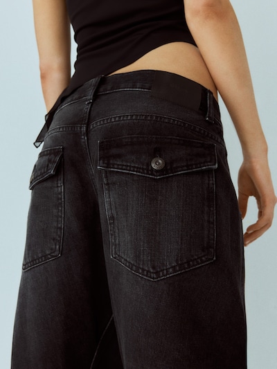Bershka Džínsy, veľkosť 24-25 - čierny denim, Produkt